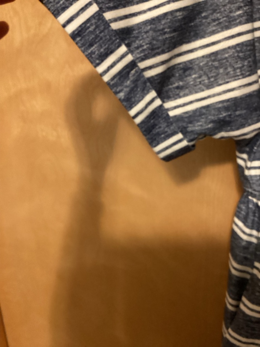 BloomChic Navy and White Striped V-Neck Midi Dress, size 12, EUC - Picture 2 of 12